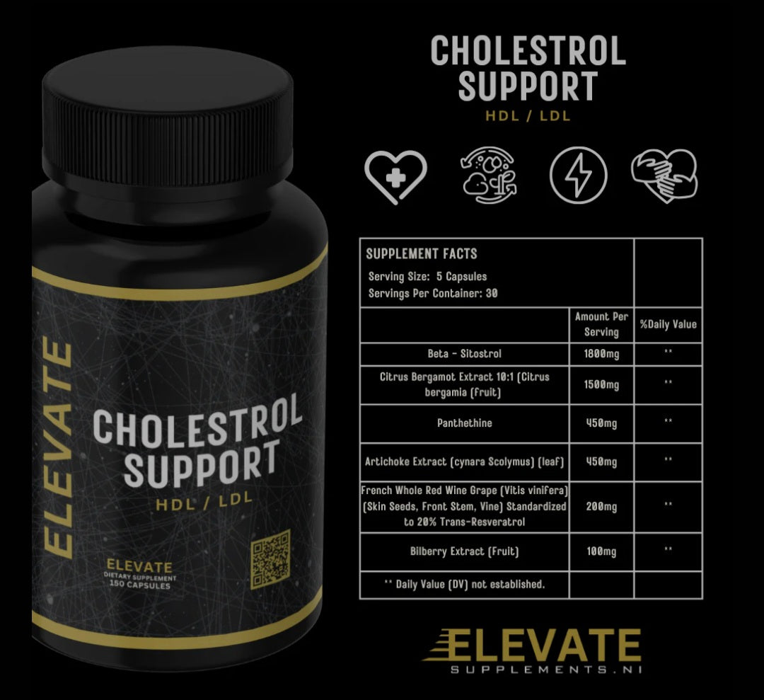 Elevate - Cholesterol Support HDL/LDL 150Caps