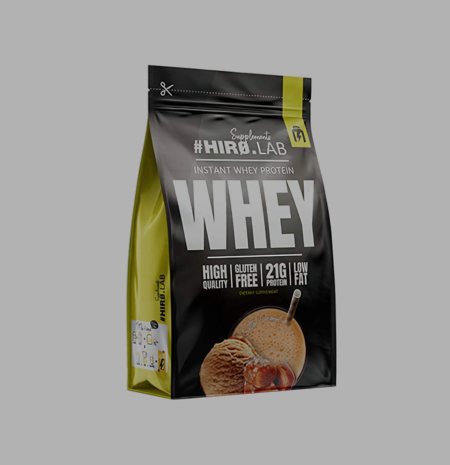 Hiro Lab Instant Whey Protein - 2kg (SHORT DATE 07/2026)