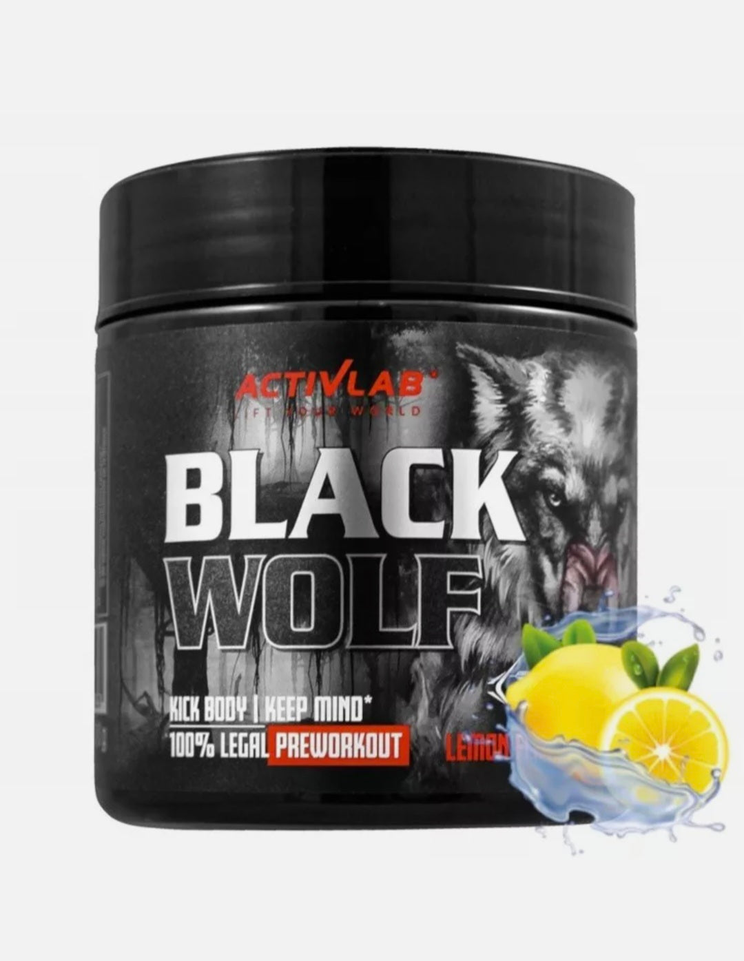 Pre-workout Activlab Black Wolf - Saveur Cassis - 300 G - Booster énergie Et Concentration