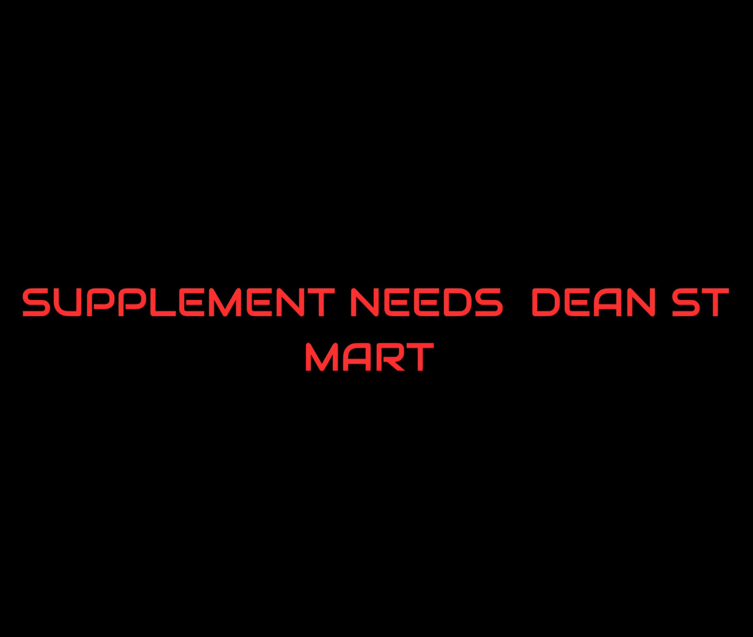Supplement Needs