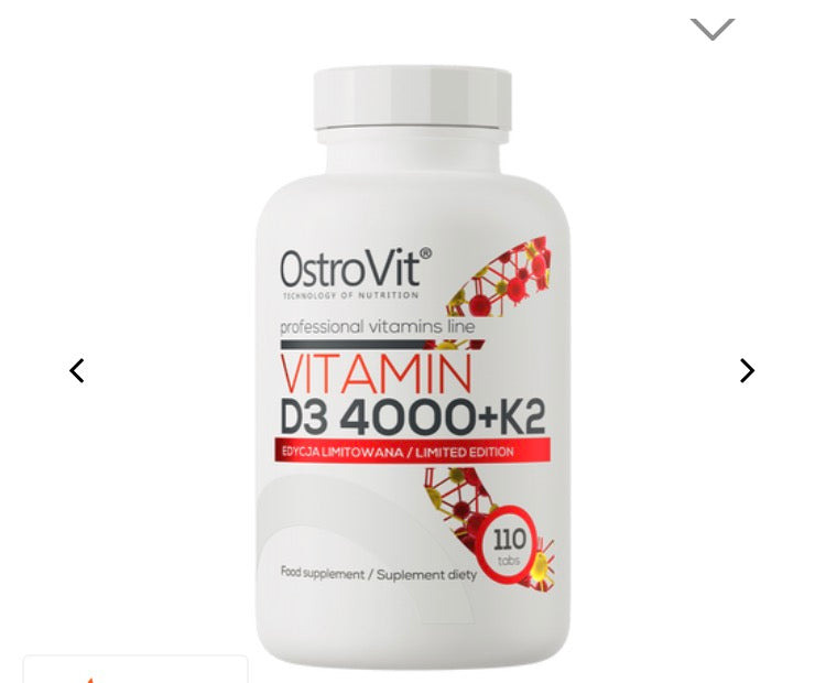 Ostrovit vitamin D3 4000+K2