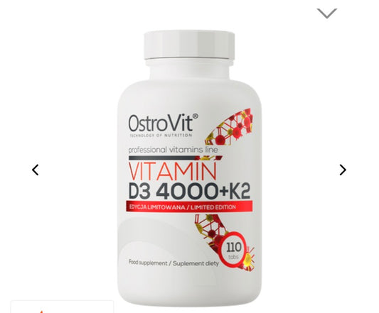 Ostrovit vitamin D3 4000+K2