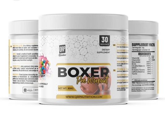 QRP Nutrition BOXER Pre-workout 300g