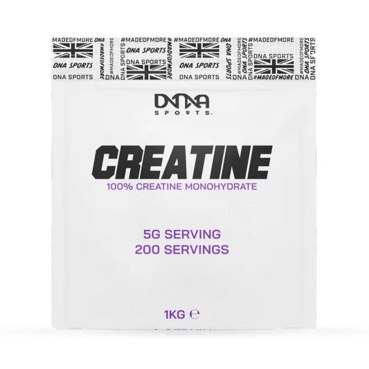 DNA Sports - Creatine 100% Creatine Monohydrate 200 servings 1KG