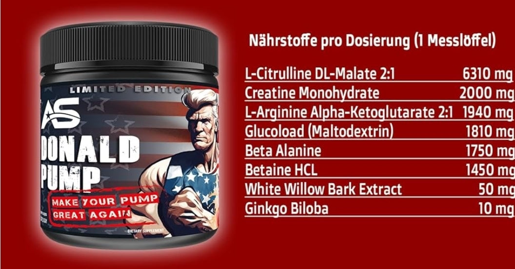American Supps Donald Pump 510g