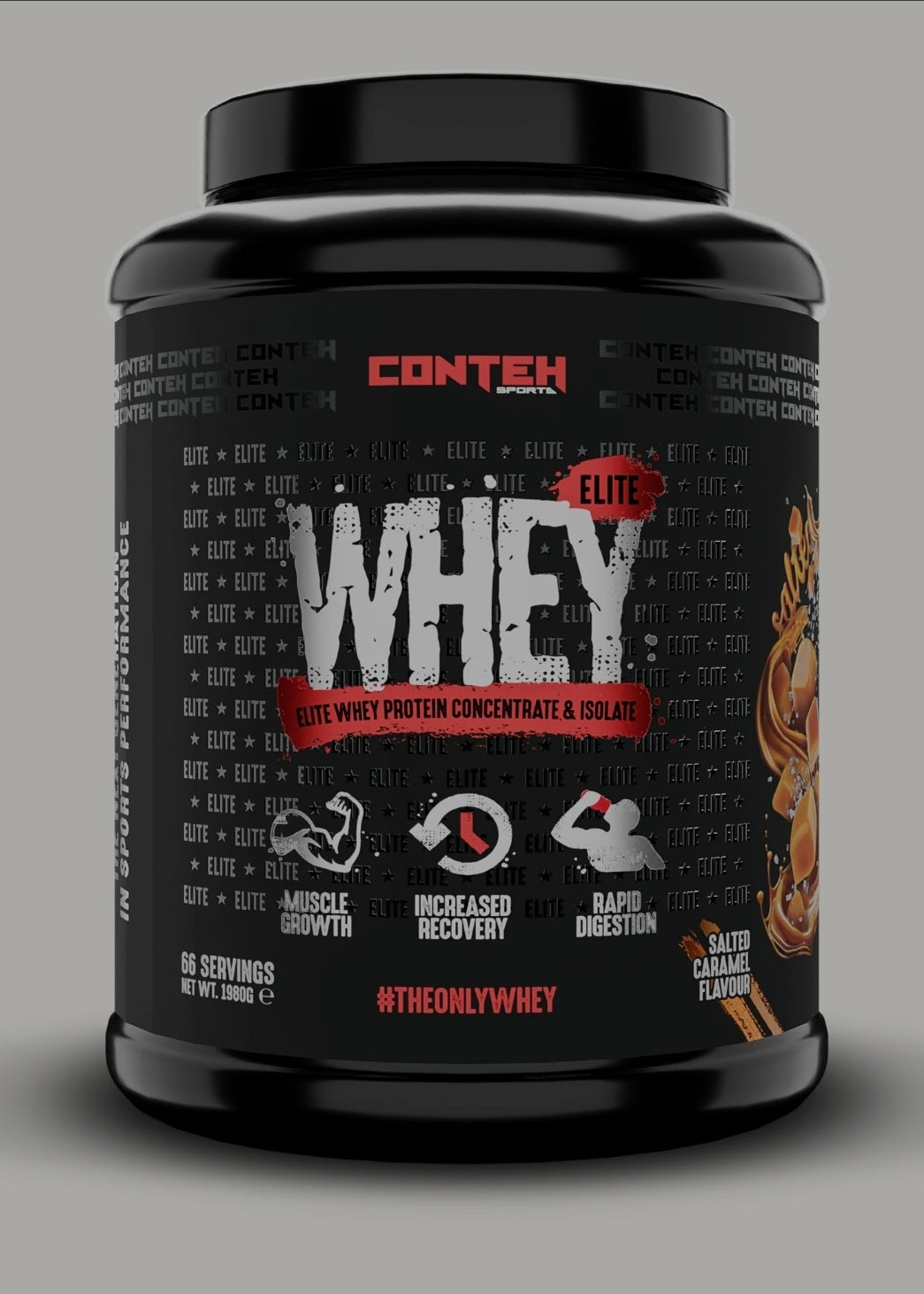 Conteh Sports Elite Whey Protein Concentrate and Isolate 1980g