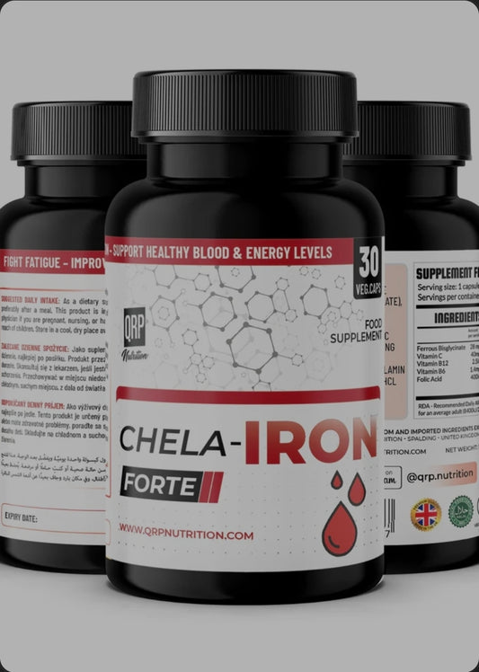 QRP Chela- Iron Forte - 30 Veg-Caps