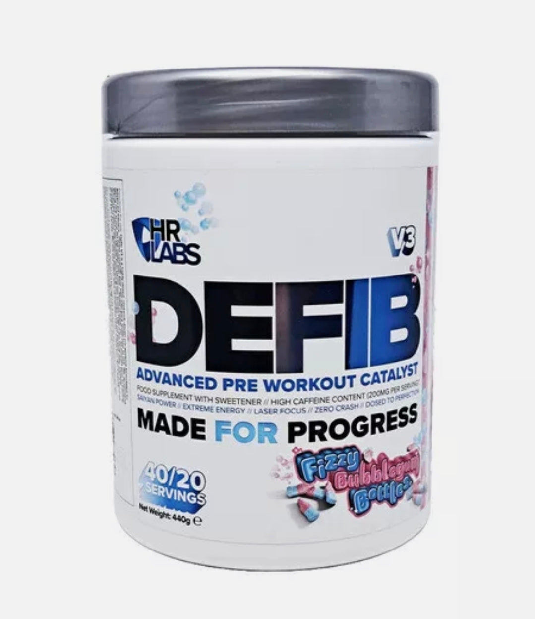 HR Labs Defib V3 Pre-Workout 40/20 servings