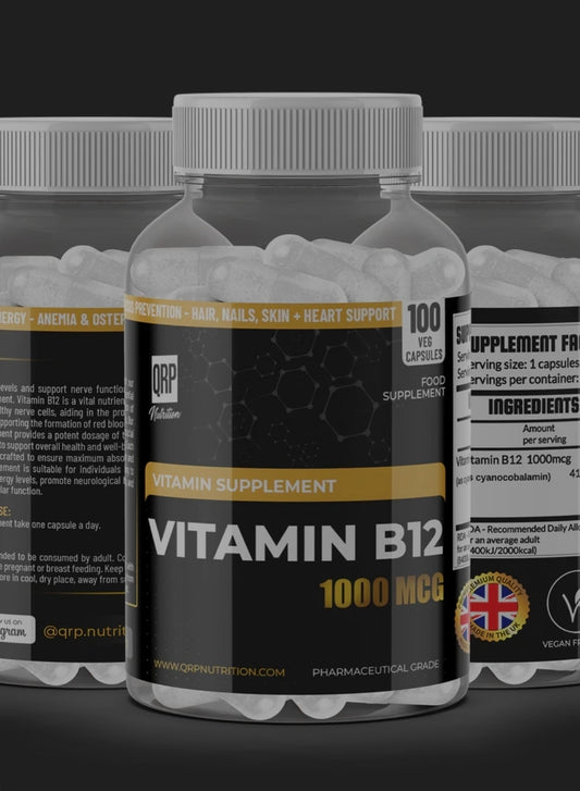 QRP Vitamin B12 1000MCG - 100 Veg Caps