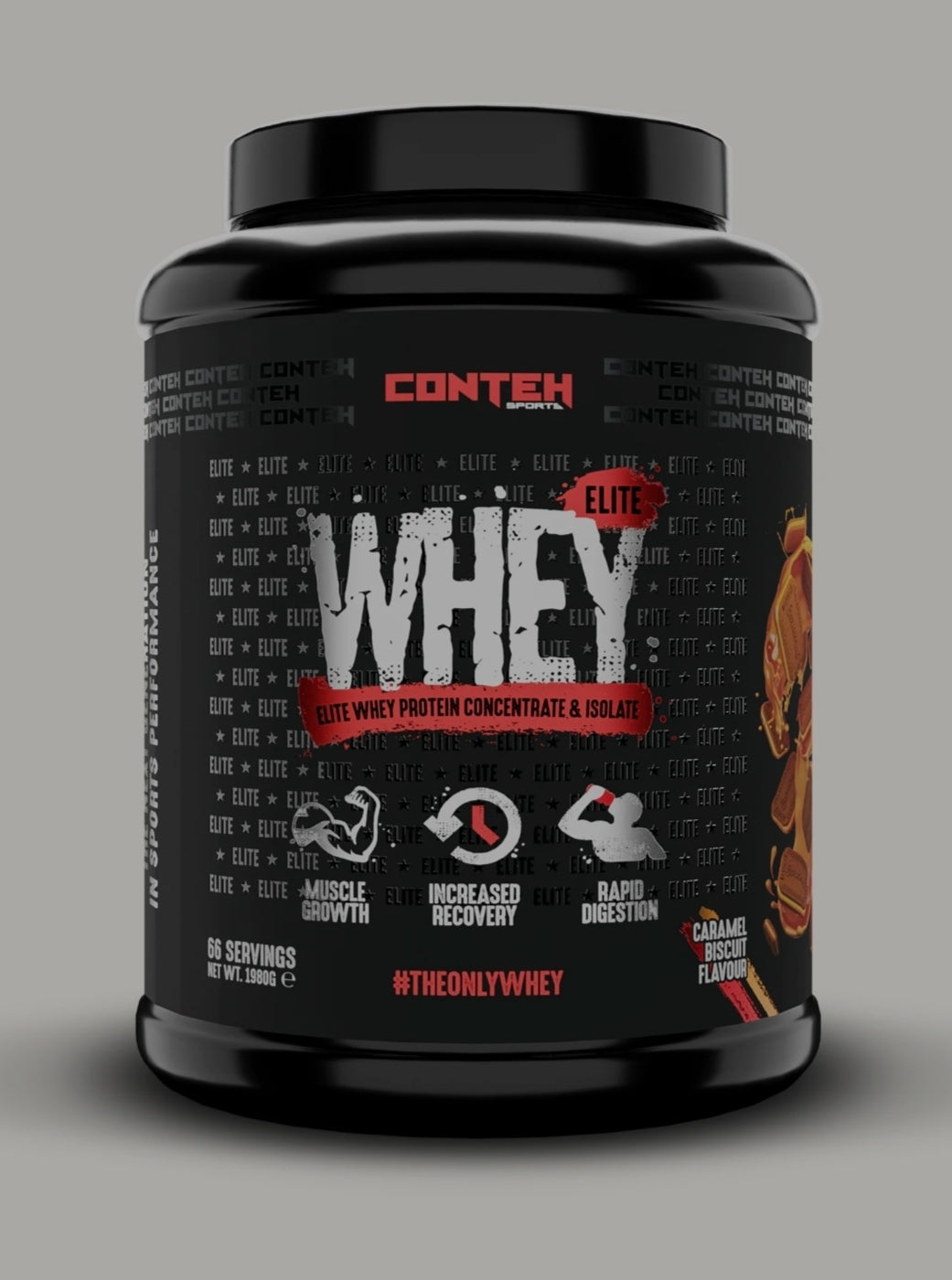 Conteh Sports Elite Whey Protein Concentrate and Isolate 1980g