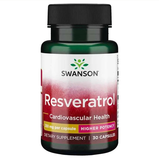 Resveratrol Swanson 30 Capsules 250mg
