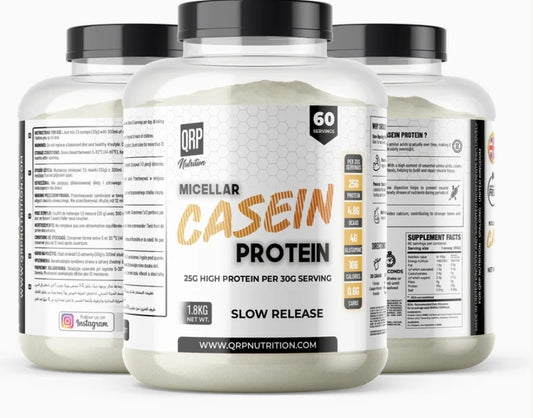 QRP Nutrition Micellar CASEIN Protein Free Amino Rest & Shaker