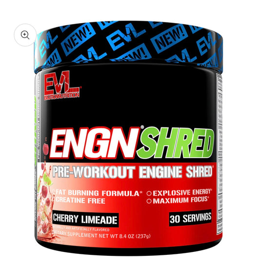 EVL Nutrition ENGN Shred Thermogenic Pre-Workout - Cherry Limeade
