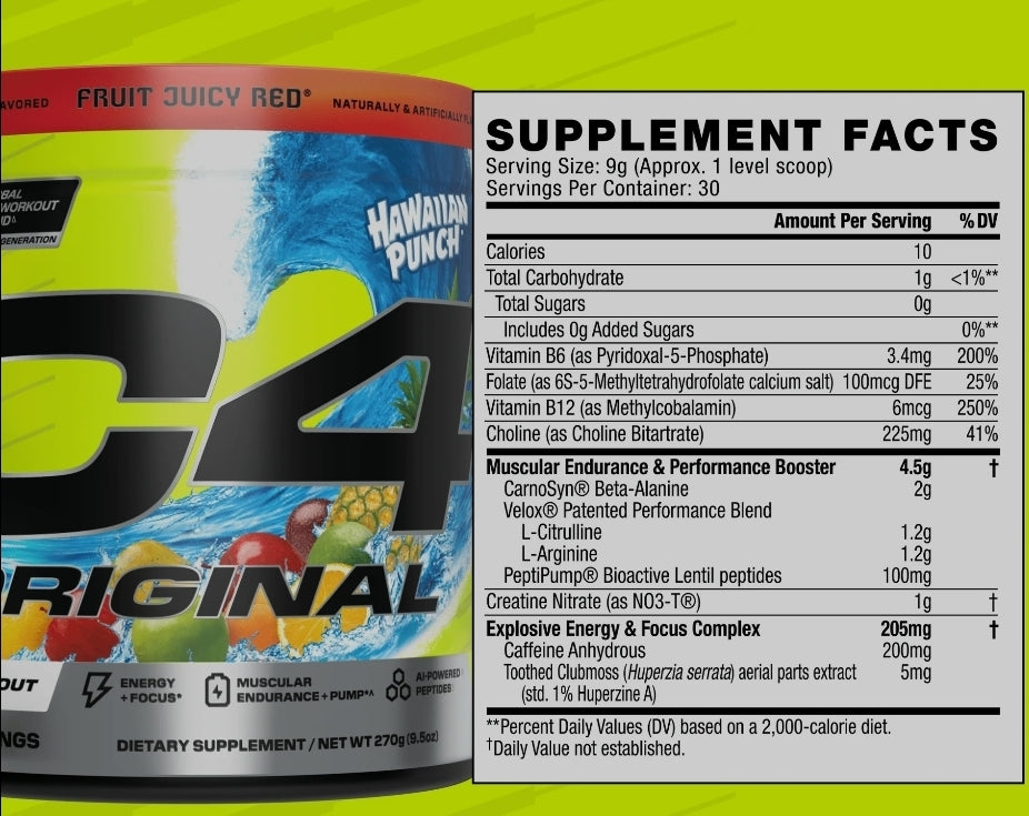 Cellucor C4 Original Pre-Workout 30 servings
