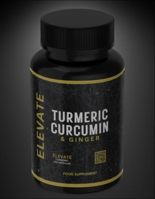 Elevate Turmeric Curcumin & Ginger - 120 capsules