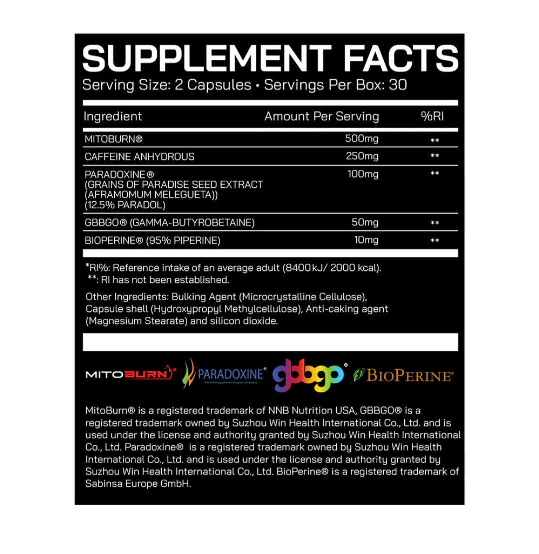 DNA Sports Super Nova - Thermogenic Support 30 servings
