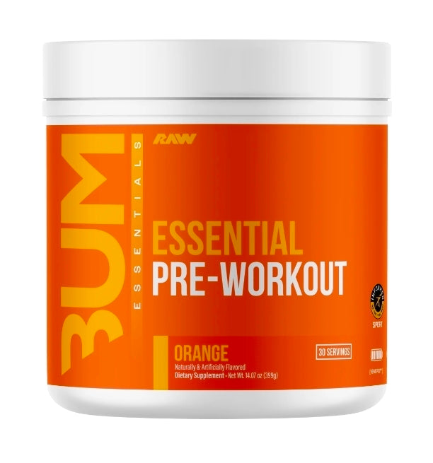 Raw Bum essential pre workout 30 servings, 405g