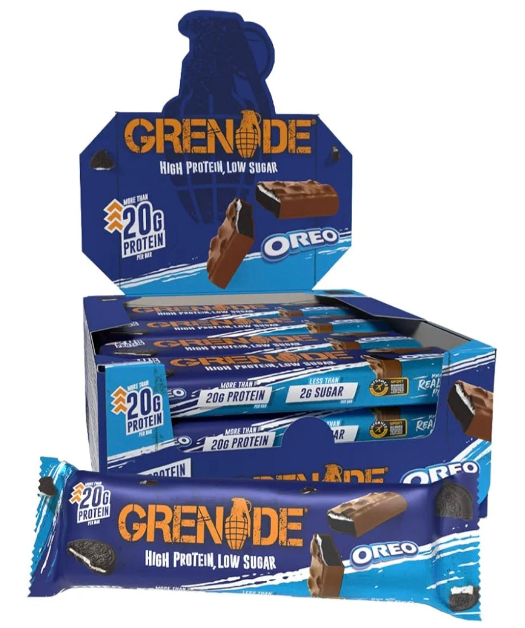 Grenade Bars Box of 12