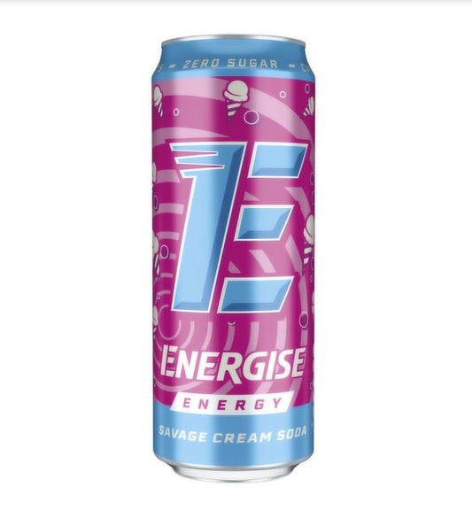 Energise-Savage Cream Soda SHORT DATE