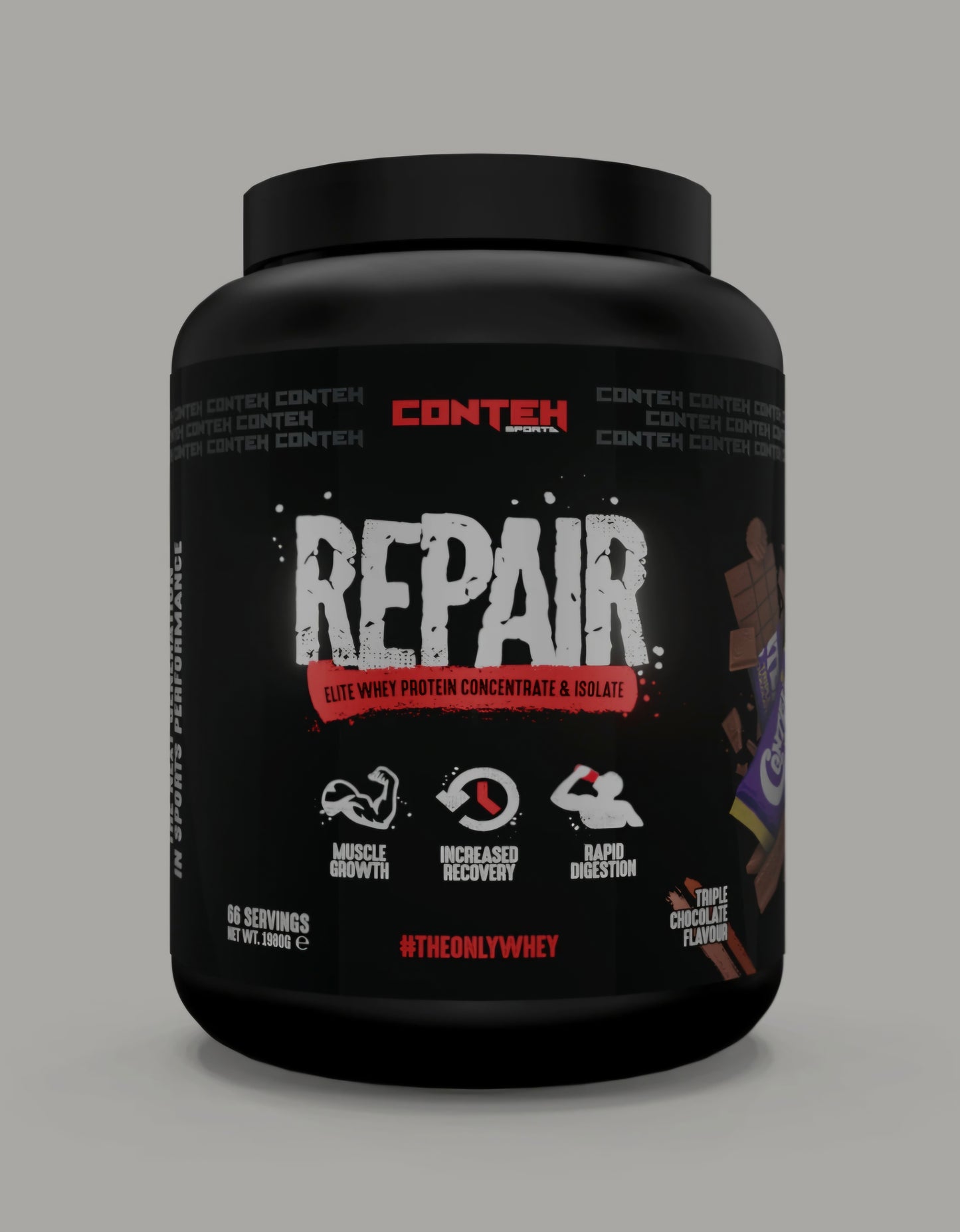 Conteh Sports Repair Whey Protein - 1980g