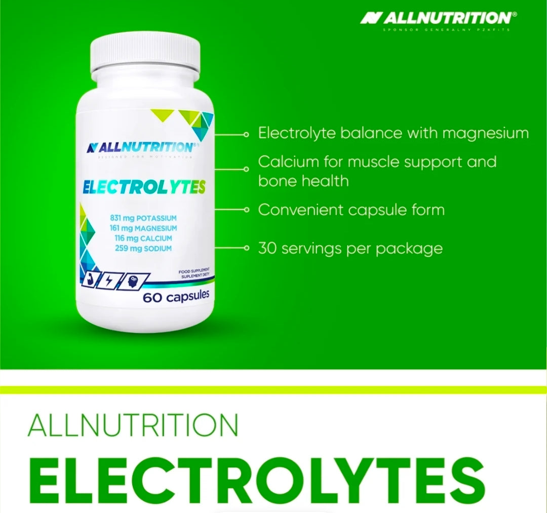 All Nutrition Electrolytes, 60 Capsules