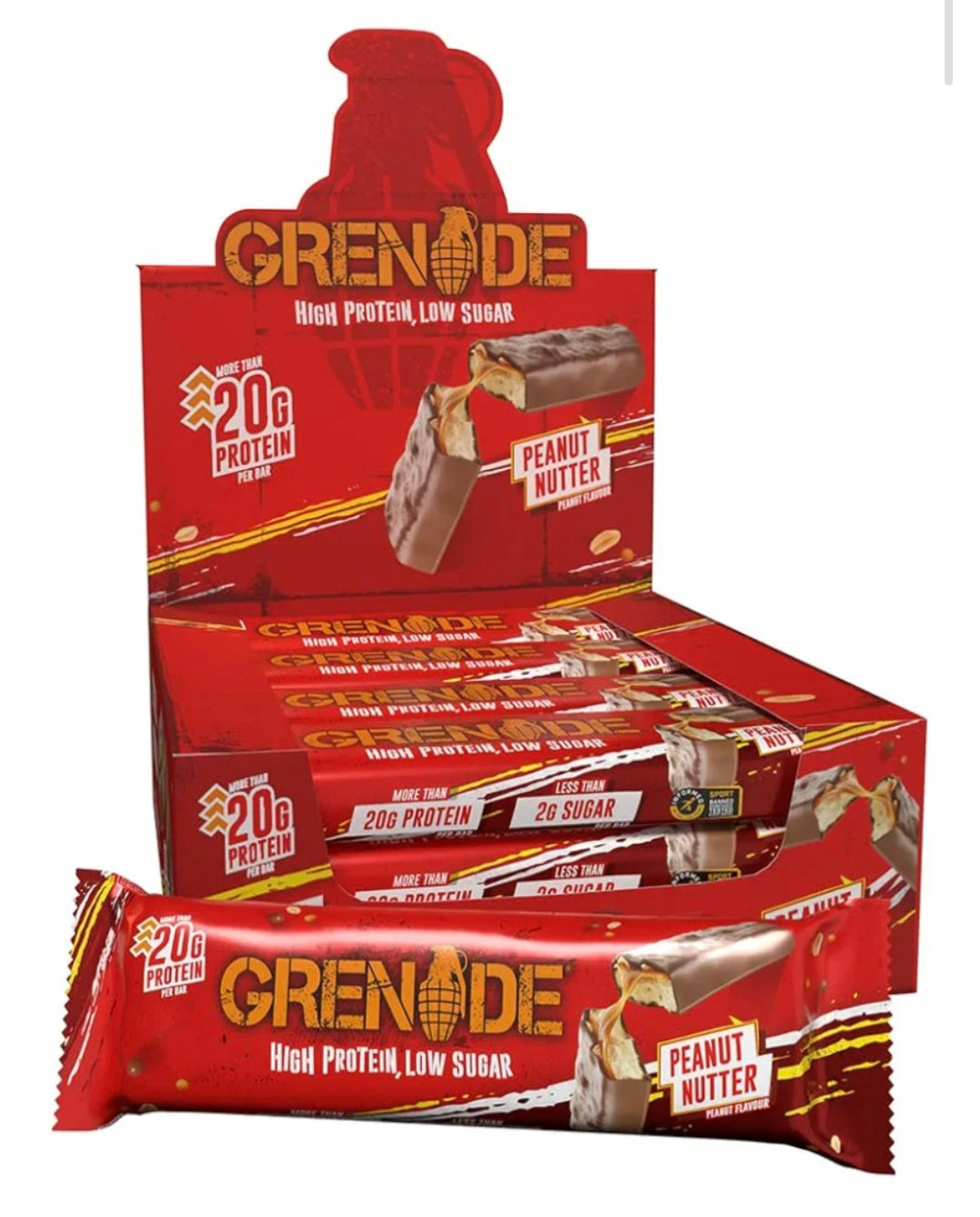 Grenade Bars Box of 12